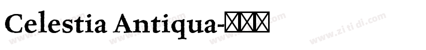 Celestia Antiqua字体转换